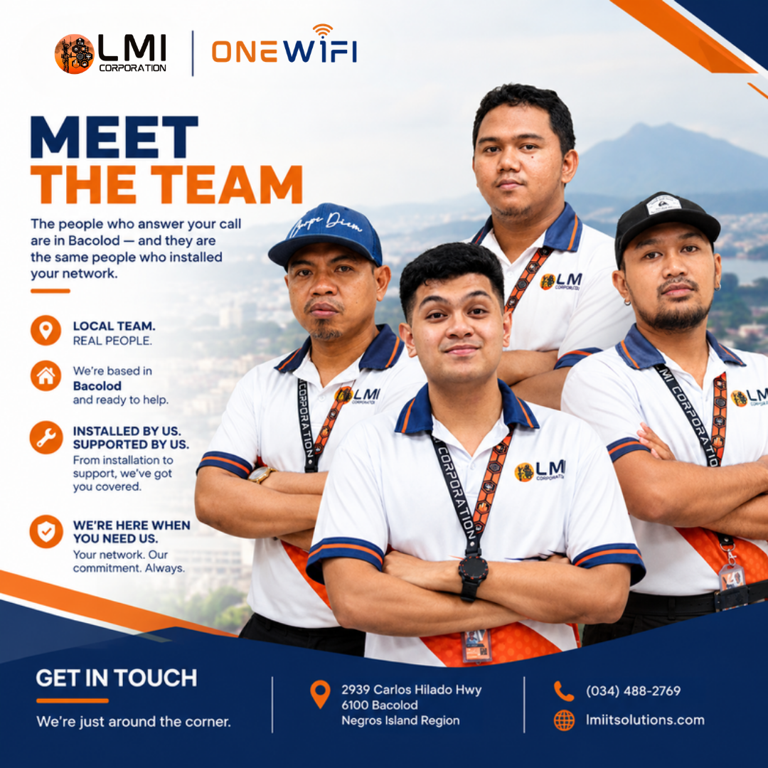 The LMI support team in Bacolod